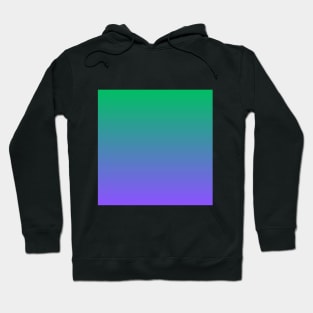 Purple Green Gradient Hoodie